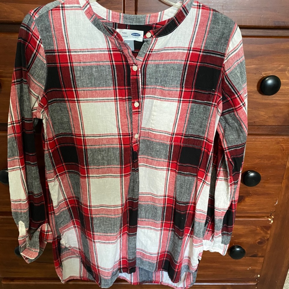 Plaid tunic
